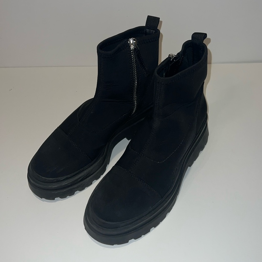 ALDO Shoes Gallop Neoprene Black Bootie Women's Size 10